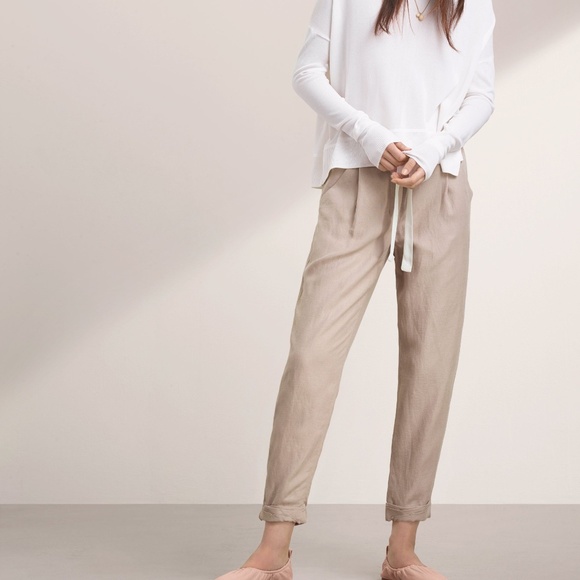 Aritzia Pants - WILFRED Aritzia Allant Pleated Linen Pants
